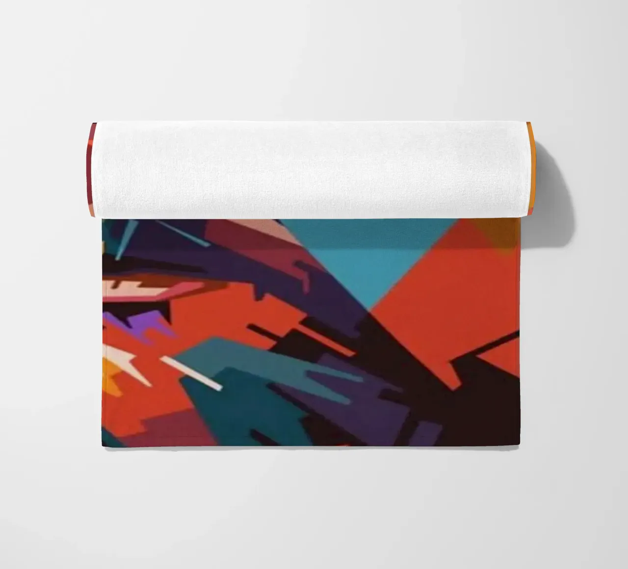 Jhonatan Davis Korn beach towel by Hantamrata