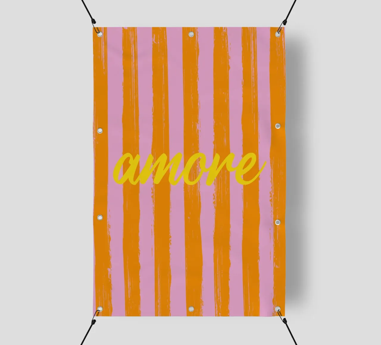 Amore a Strisce telo in pvc da pierosvisuals