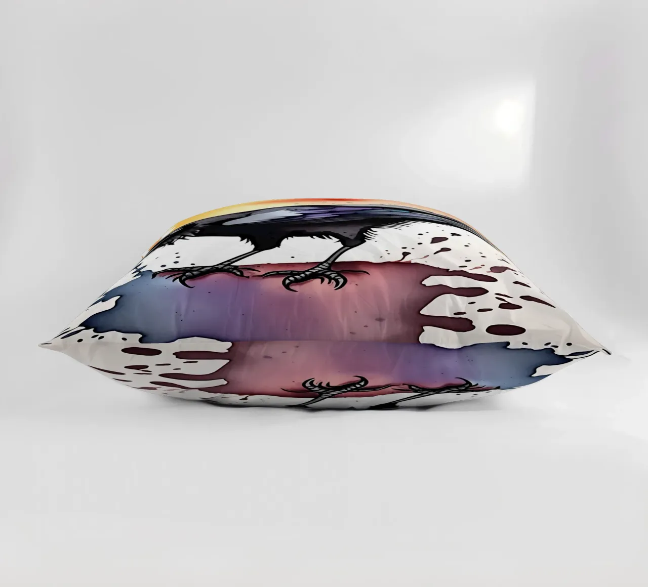 Crow_Style_M_1 decorative cushion by Tierisch bunt by LK