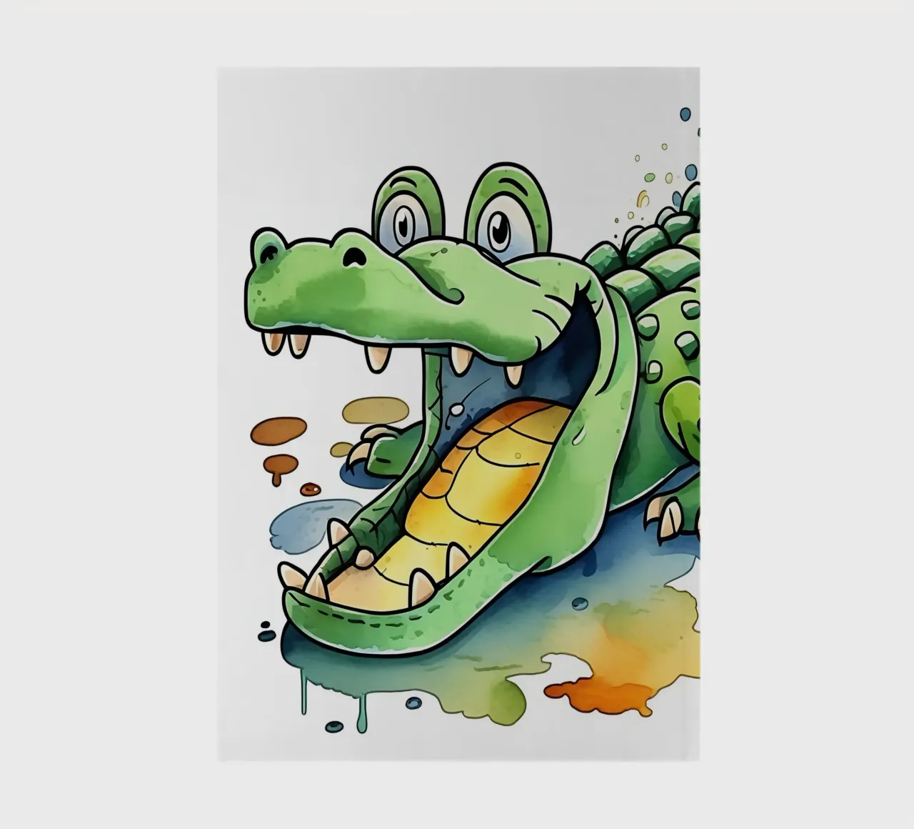 Crocodile_Style_M_1 notebook by Tierisch bunt by LK