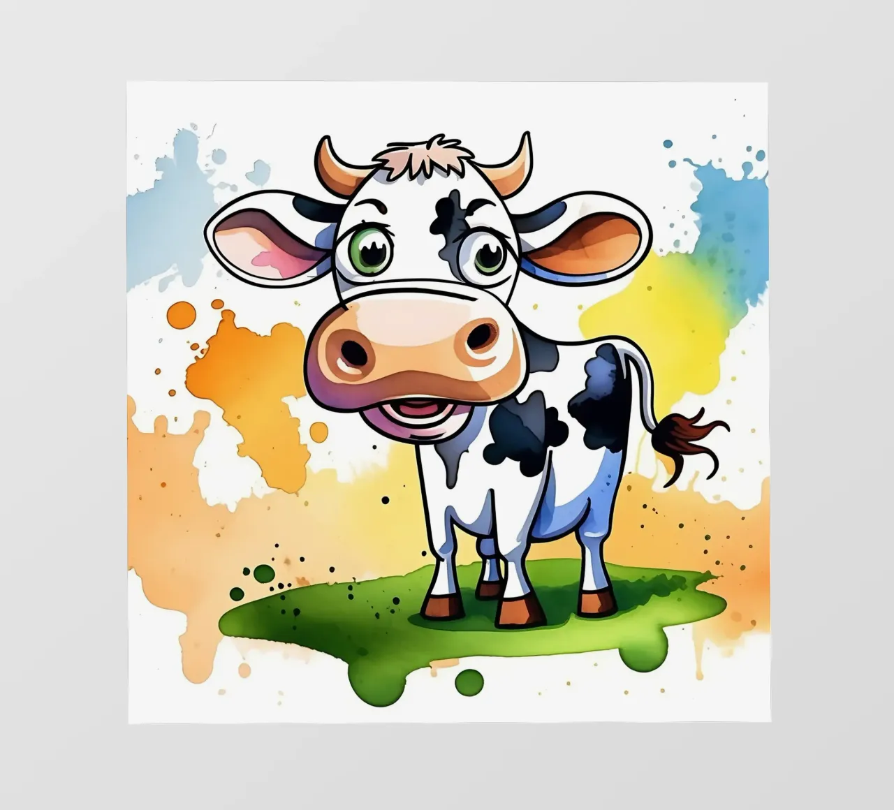 Mucca_Stile_M_1 telo in pvc da Tierisch bunt by LK
