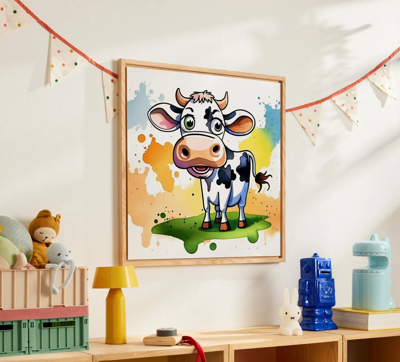 Mucca_Stile_M_1 plexiglass da Tierisch bunt by LK