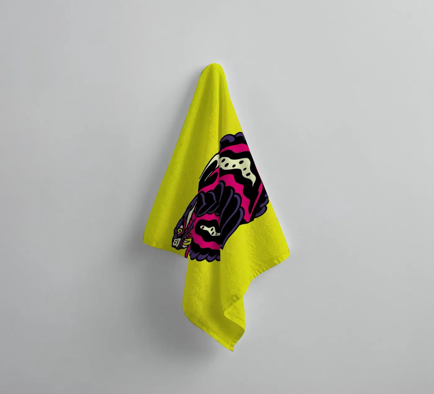 Cobra badhanddoek van Nick Cocozza