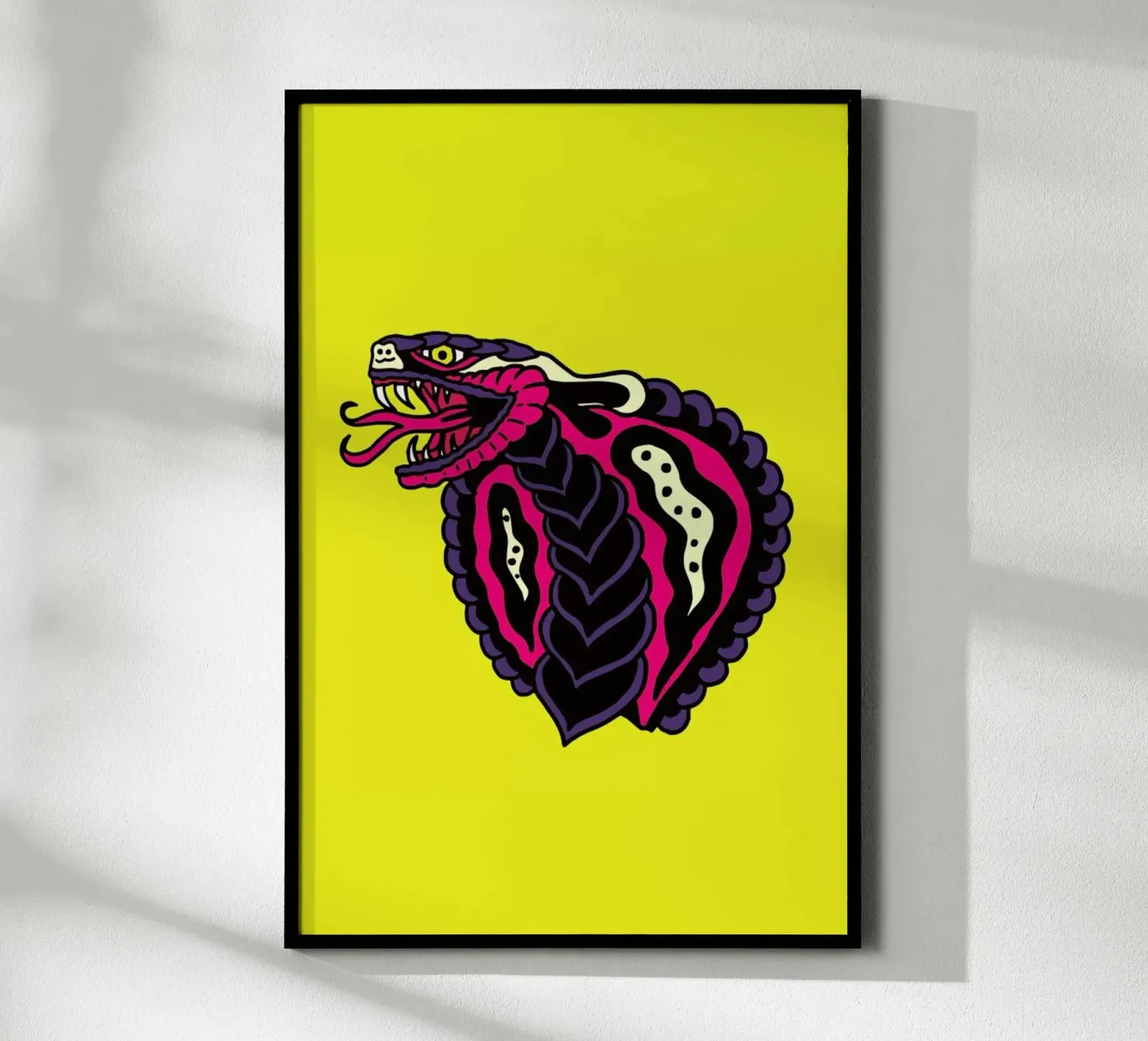 Cobra Poster von Nick Cocozza