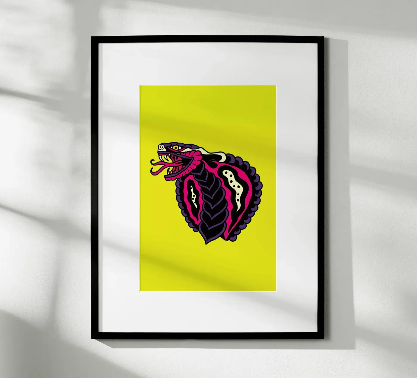 Cobra Poster von Nick Cocozza