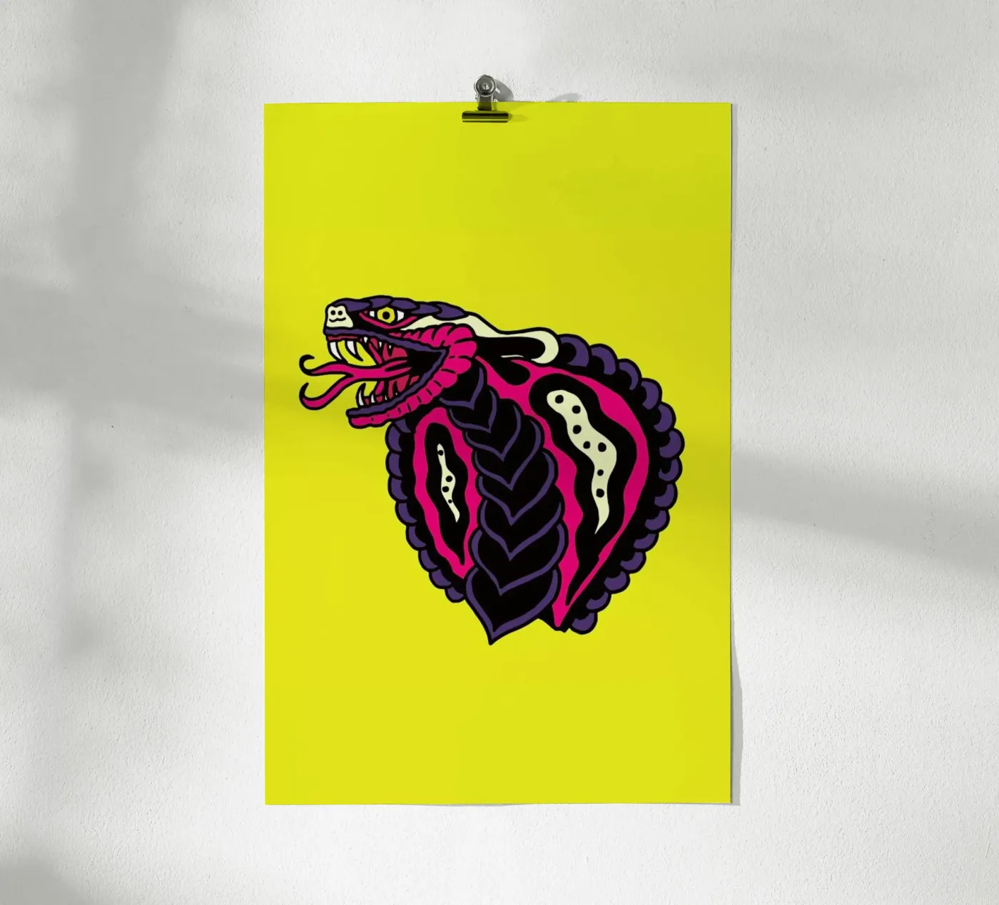 Cobra Poster von Nick Cocozza