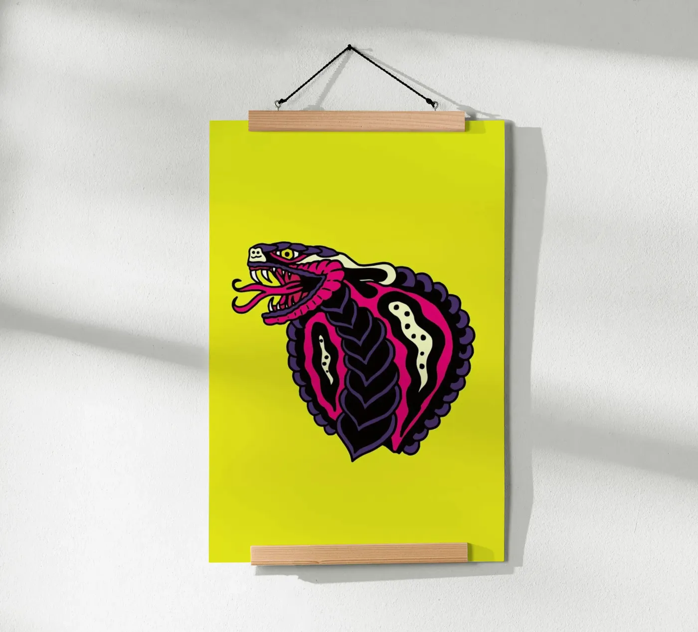 Cobra poster van Nick Cocozza