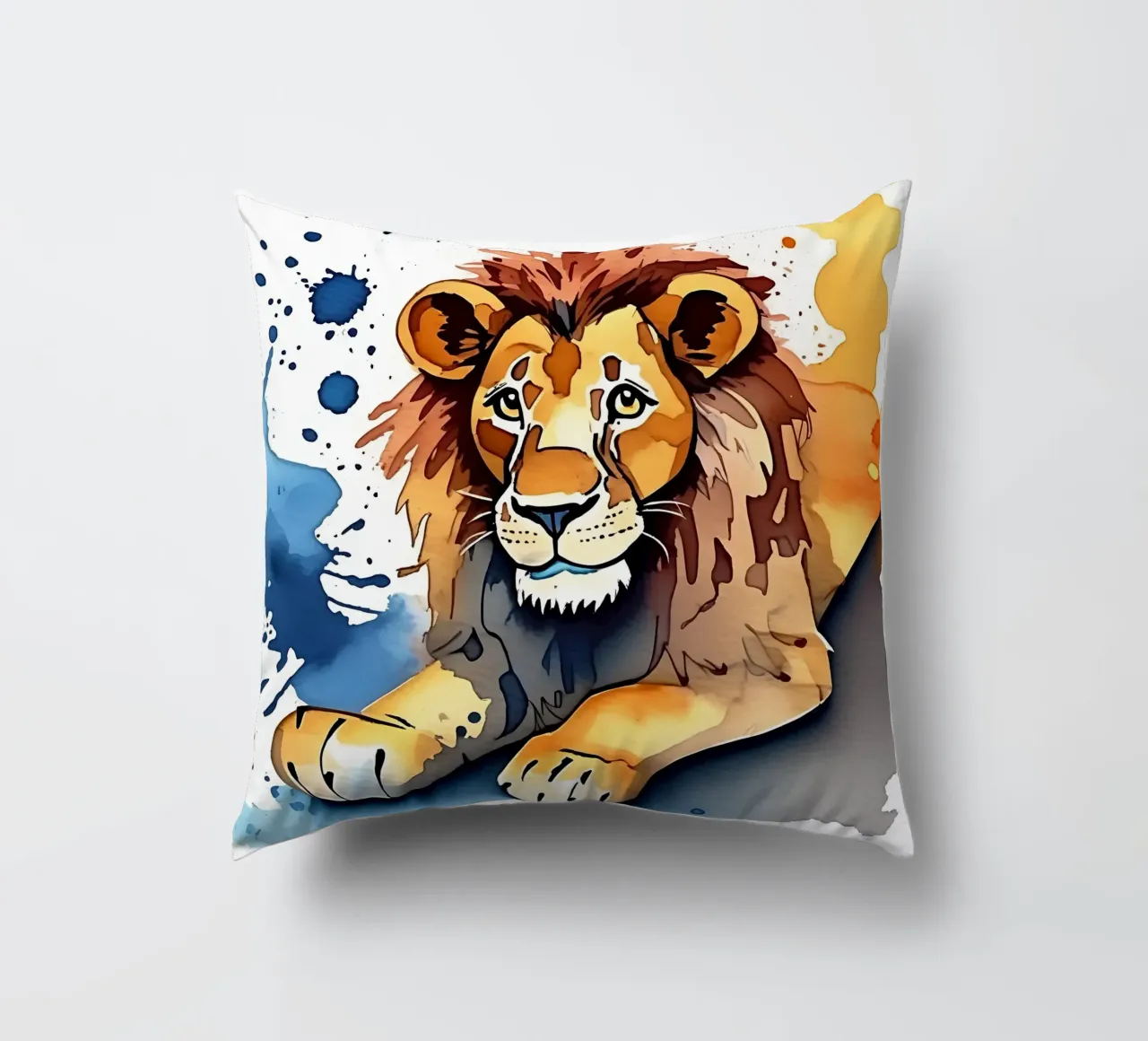 Leone_Stile_M_1 cuscino da Tierisch bunt by LK