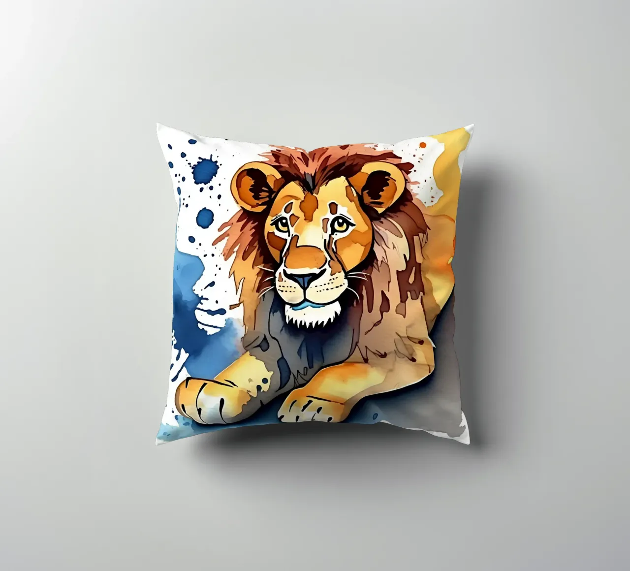 Leone_Stile_M_1 cuscino da Tierisch bunt by LK