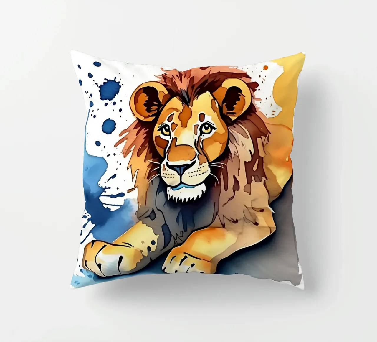 Leone_Stile_M_1 cuscino da Tierisch bunt by LK