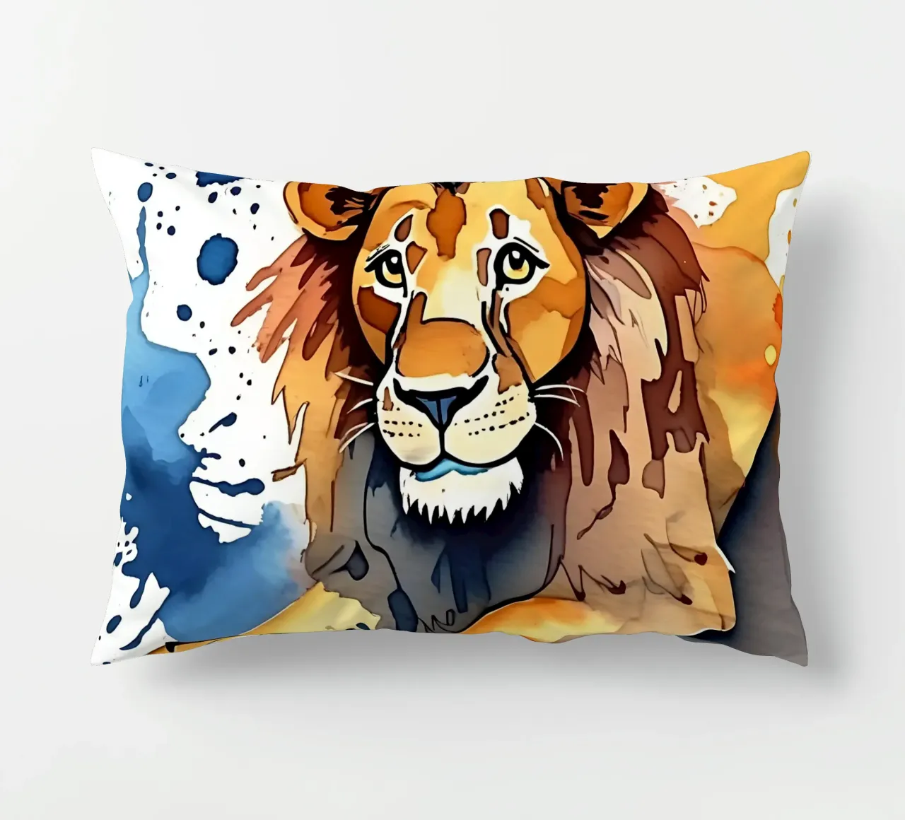 Leone_Stile_M_1 cuscino da Tierisch bunt by LK