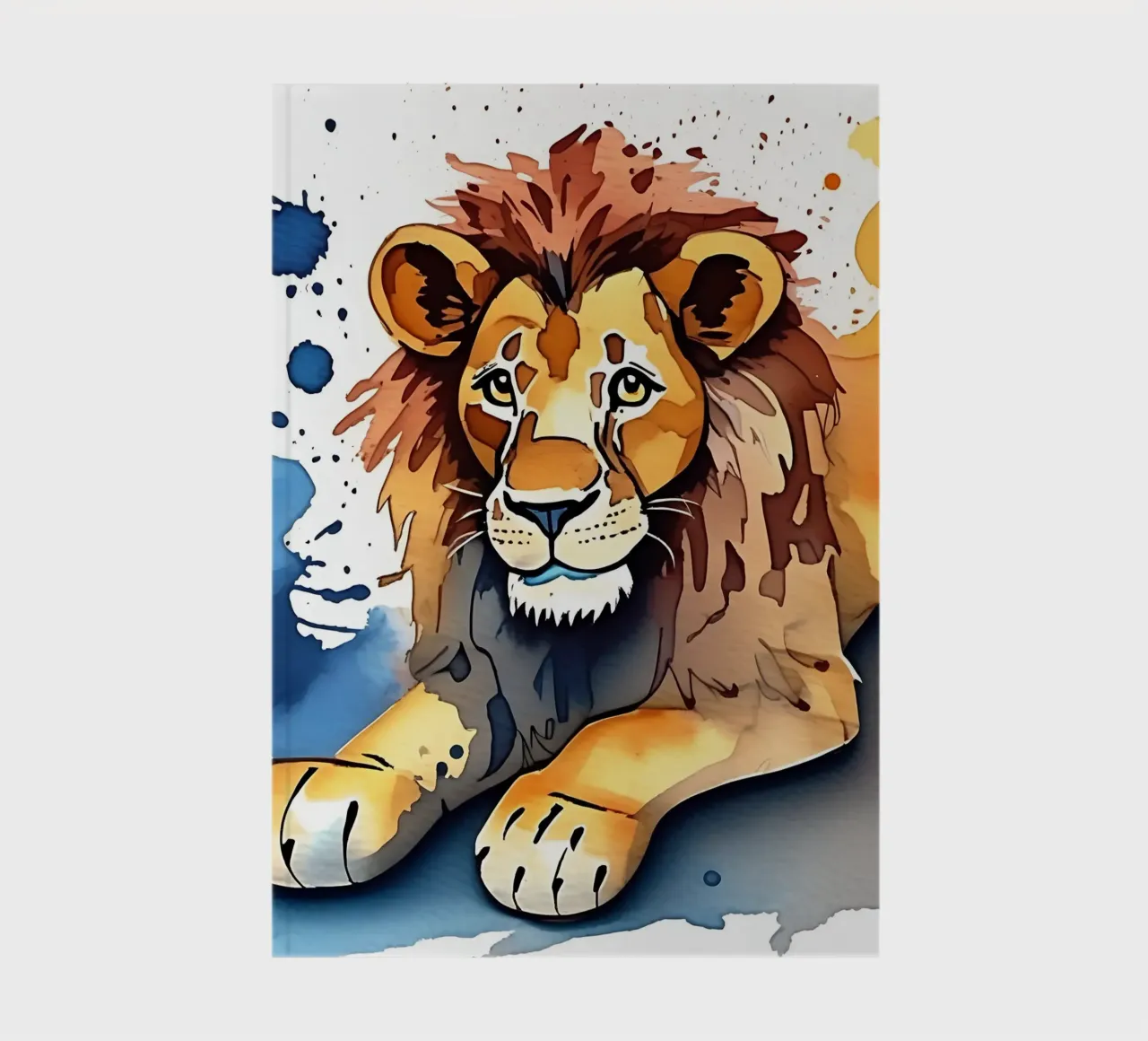 Lion_Style_M_1 notebook by Tierisch bunt by LK