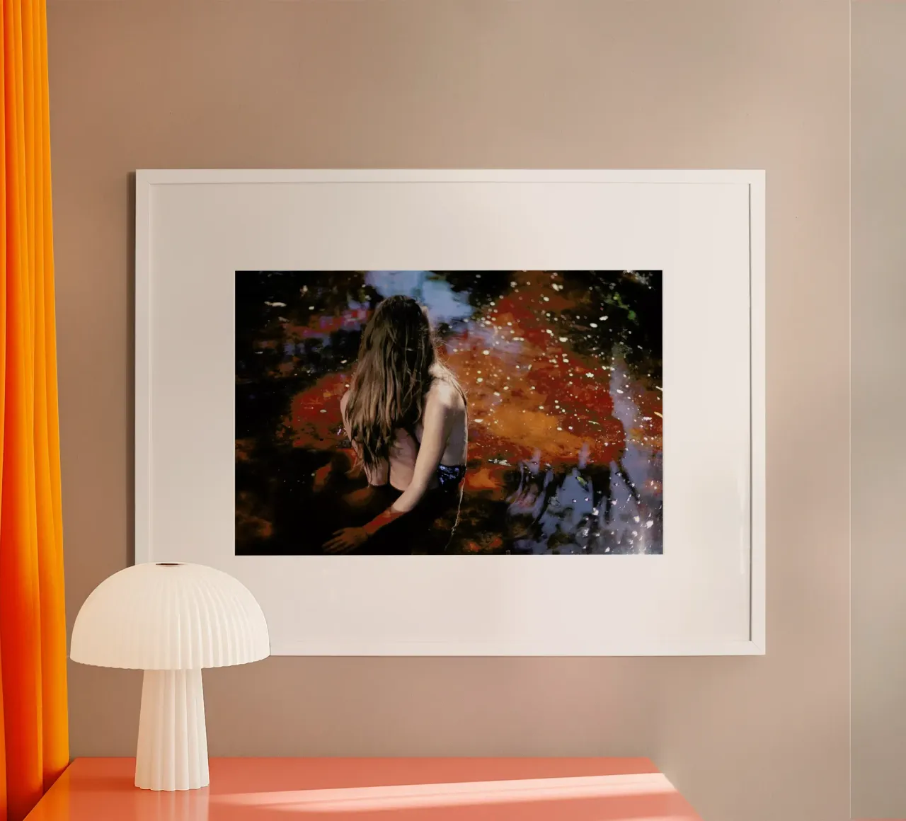 Origins 01 poster con telaio in legno da Ana Topoleanu