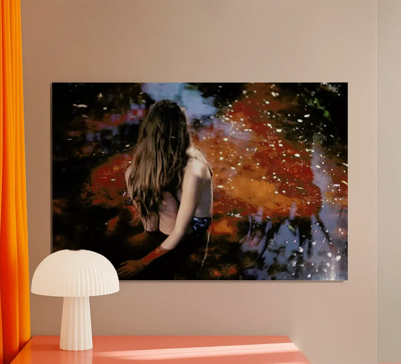 Origins 01 poster con telaio in legno da Ana Topoleanu