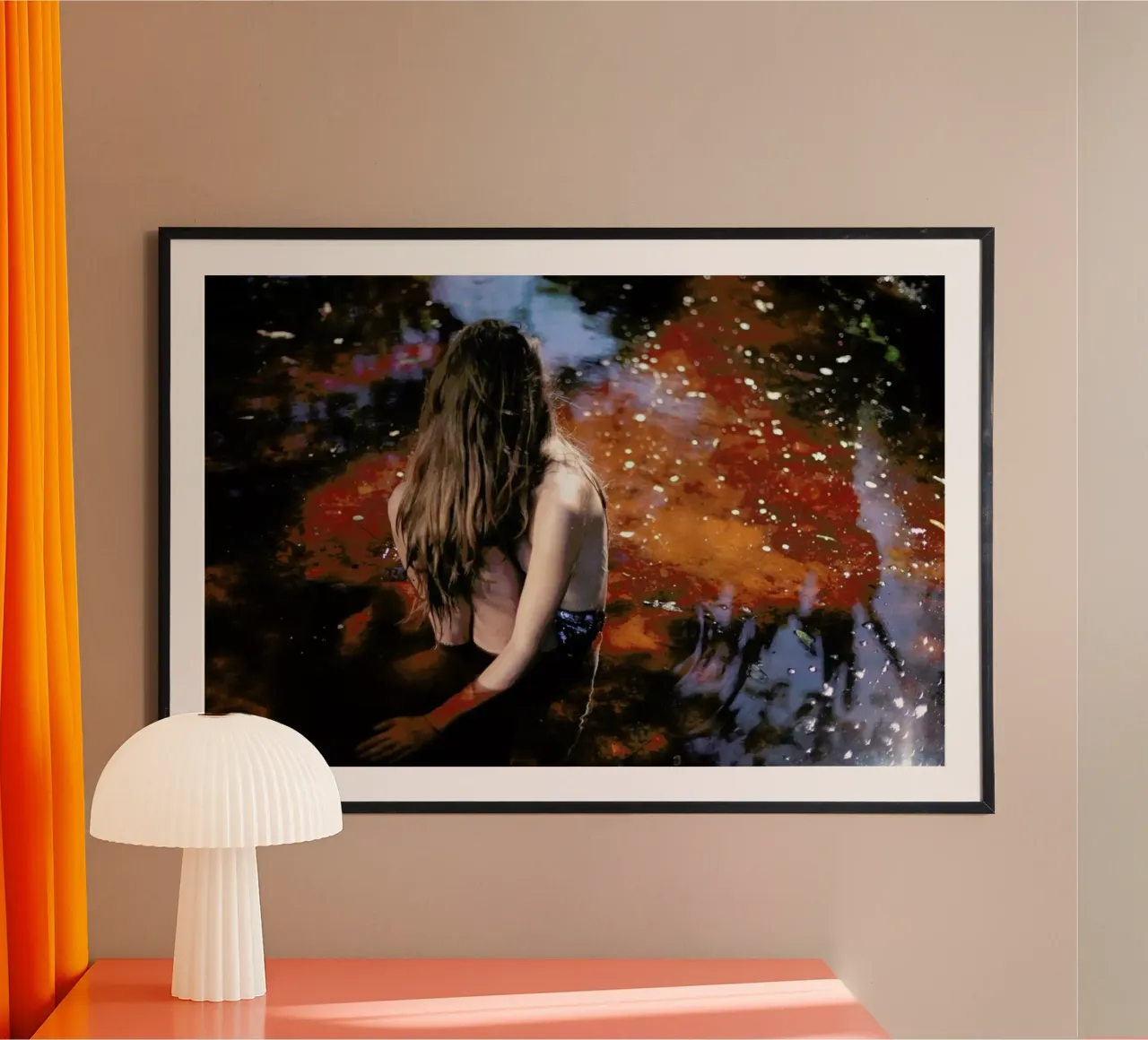 Origins 01 poster con telaio in legno da Ana Topoleanu