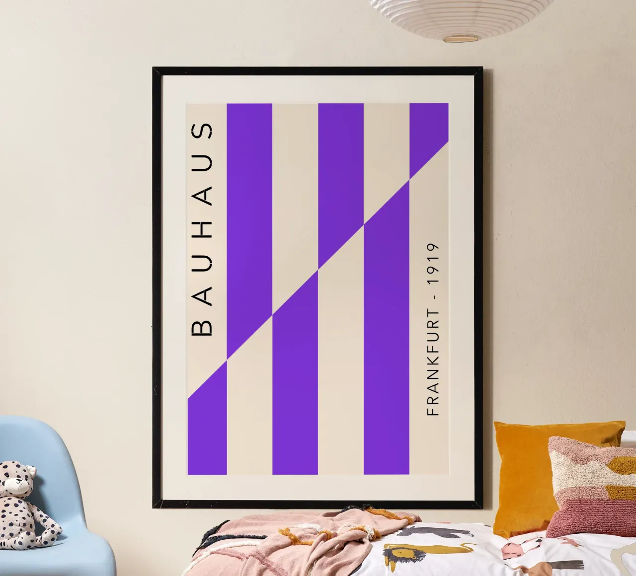 Violet Grid – Bauhaus Edition carta hahnemühle da SMPLE