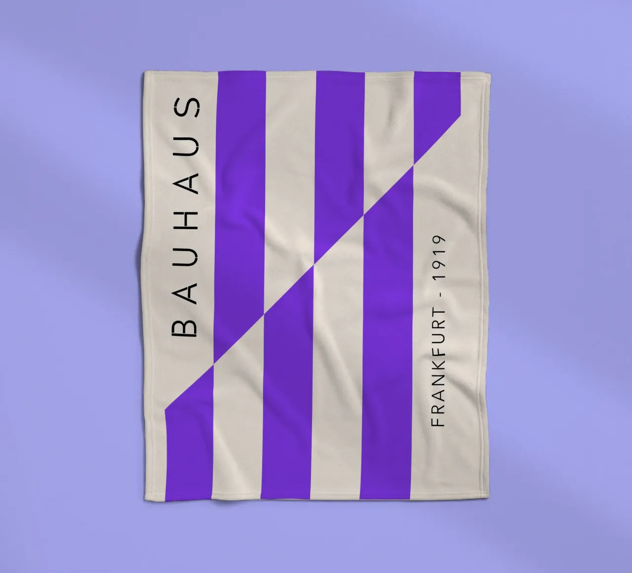 Violet Grid – Bauhaus Edition coperta in pile da SMPLE
