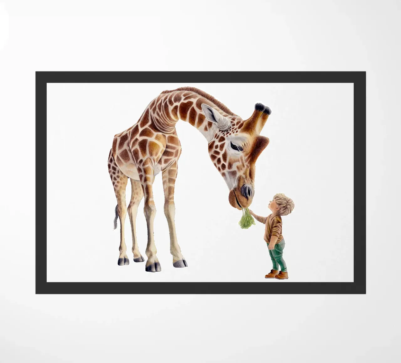 Groot en klein deurmat van Graphit und Farbe