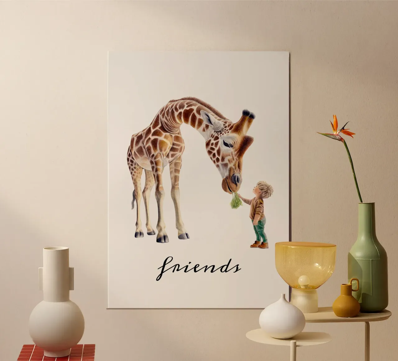 Big and small poster da Graphit und Farbe