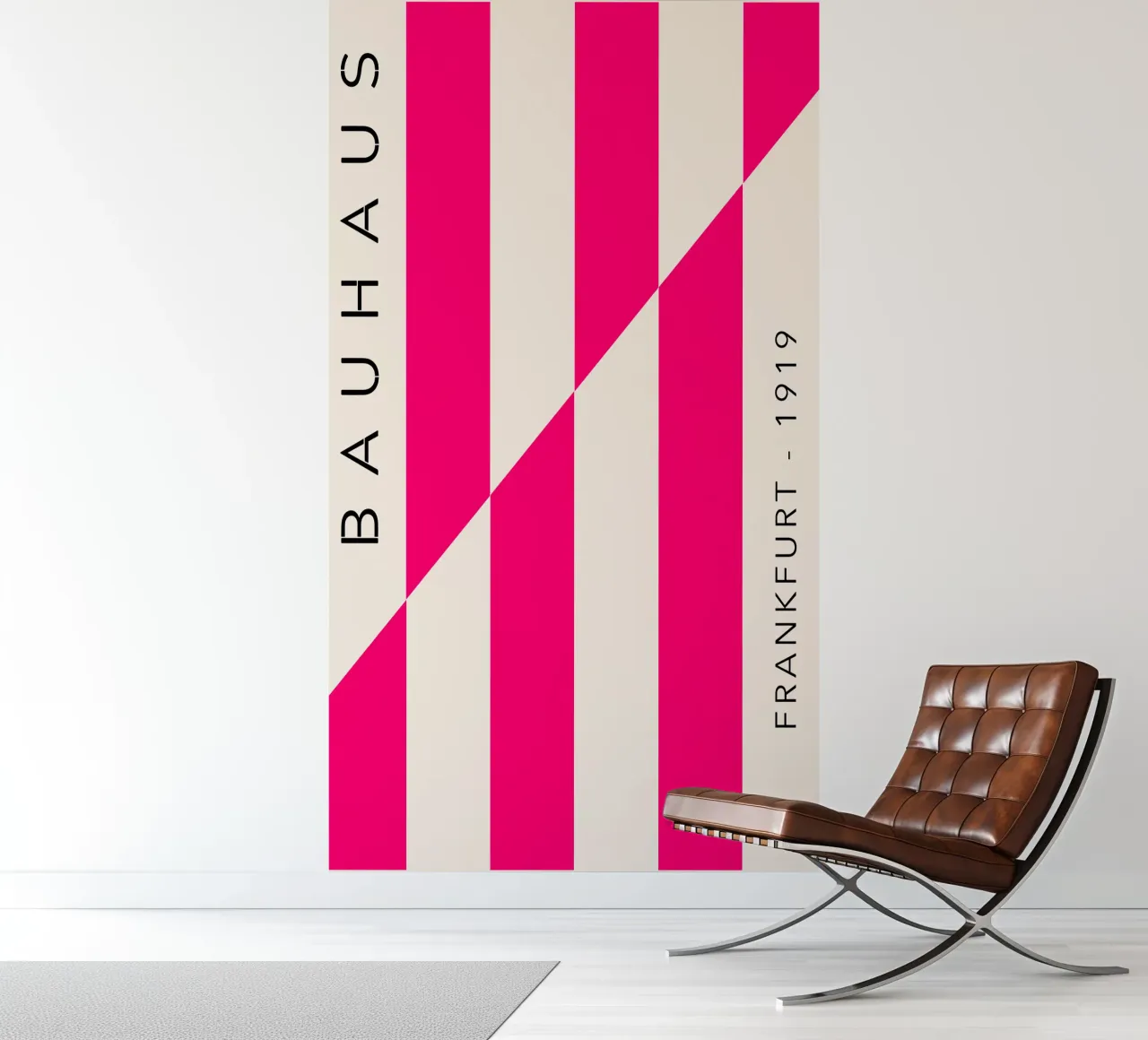 Frankfurt Lines – Magenta Edition papier peint photo de SMPLE