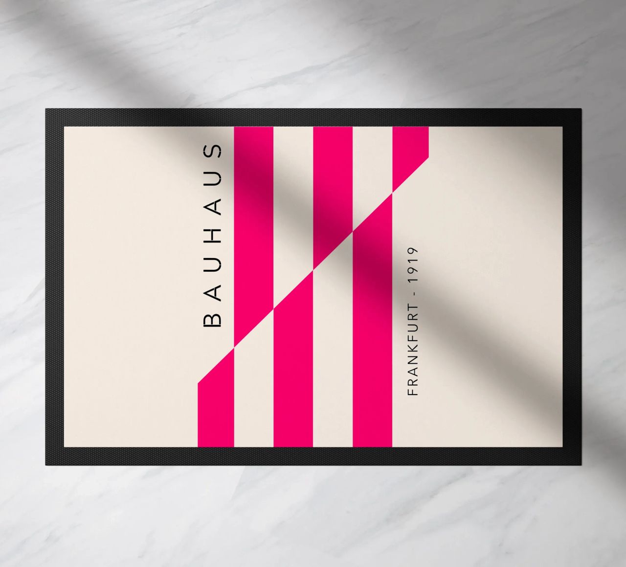 Frankfurt Lines – Magenta Edition felpudo de SMPLE