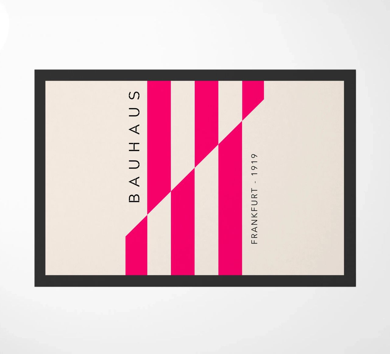 Frankfurt Lines – Magenta Edition felpudo de SMPLE