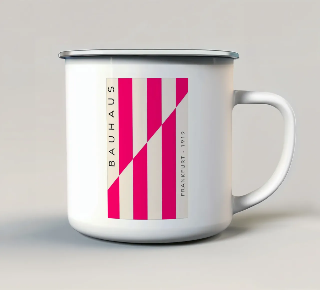 Frankfurt Lines – Magenta Edition tazza in smalto da SMPLE