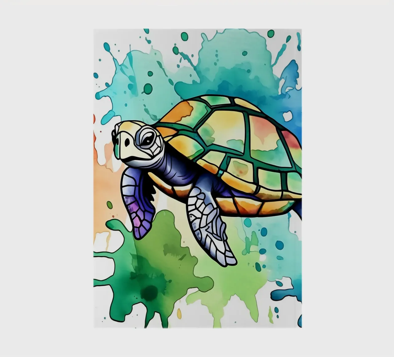 Turtle_Style_M_1 notebook by Tierisch bunt by LK