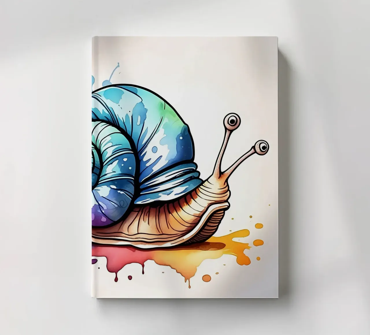 Snail_Style_M_1 notebook by Tierisch bunt by LK