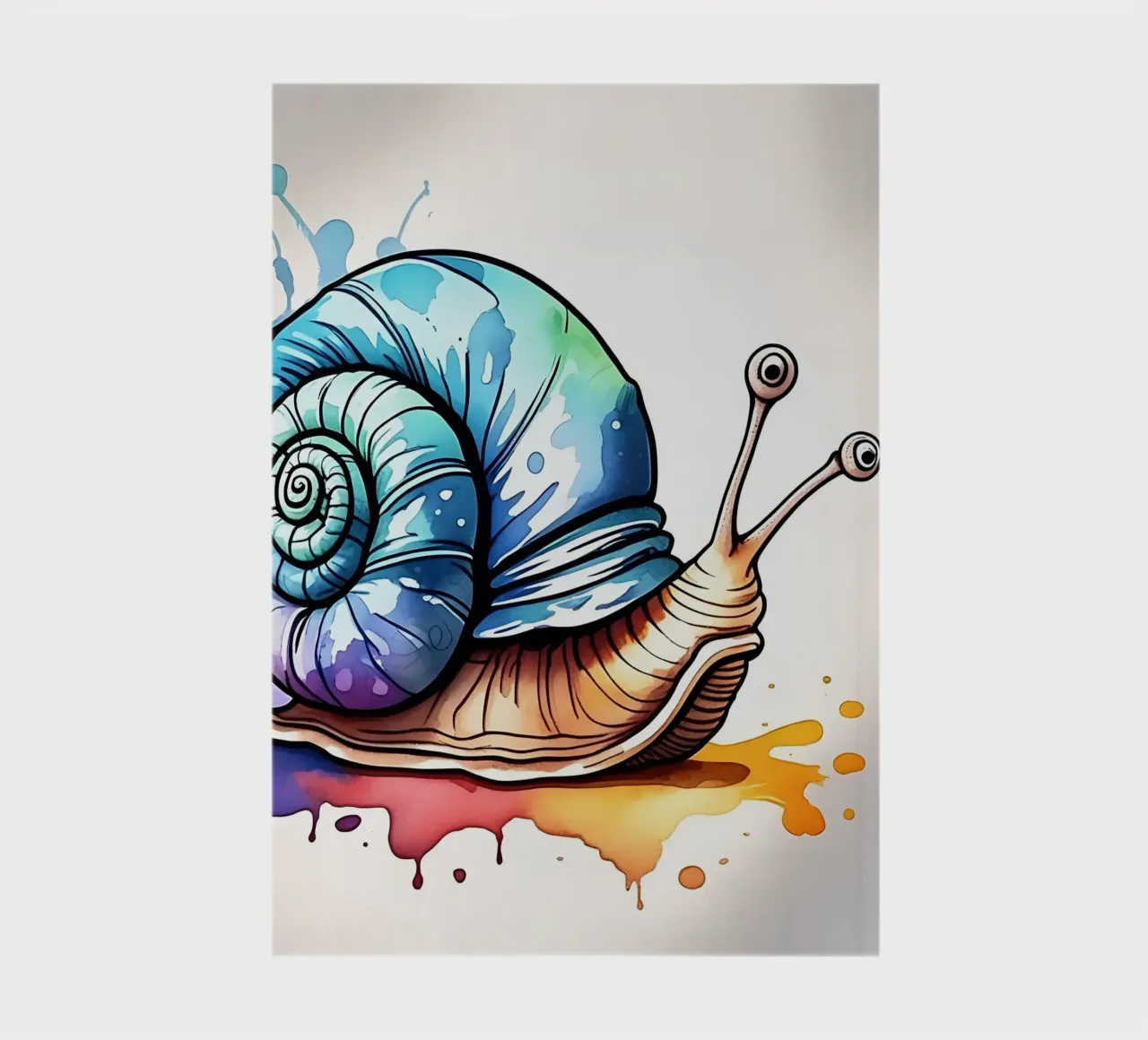 Snail_Style_M_1 notebook by Tierisch bunt by LK