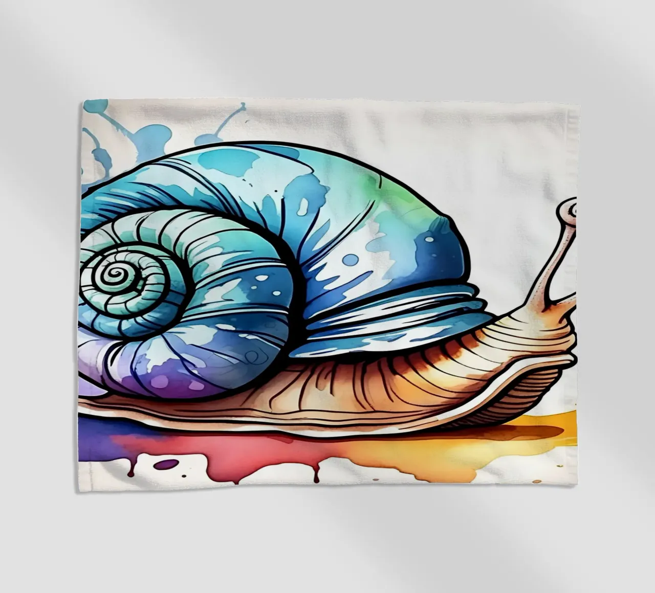 Stile_lumaca_M_1 telo mare da Tierisch bunt by LK