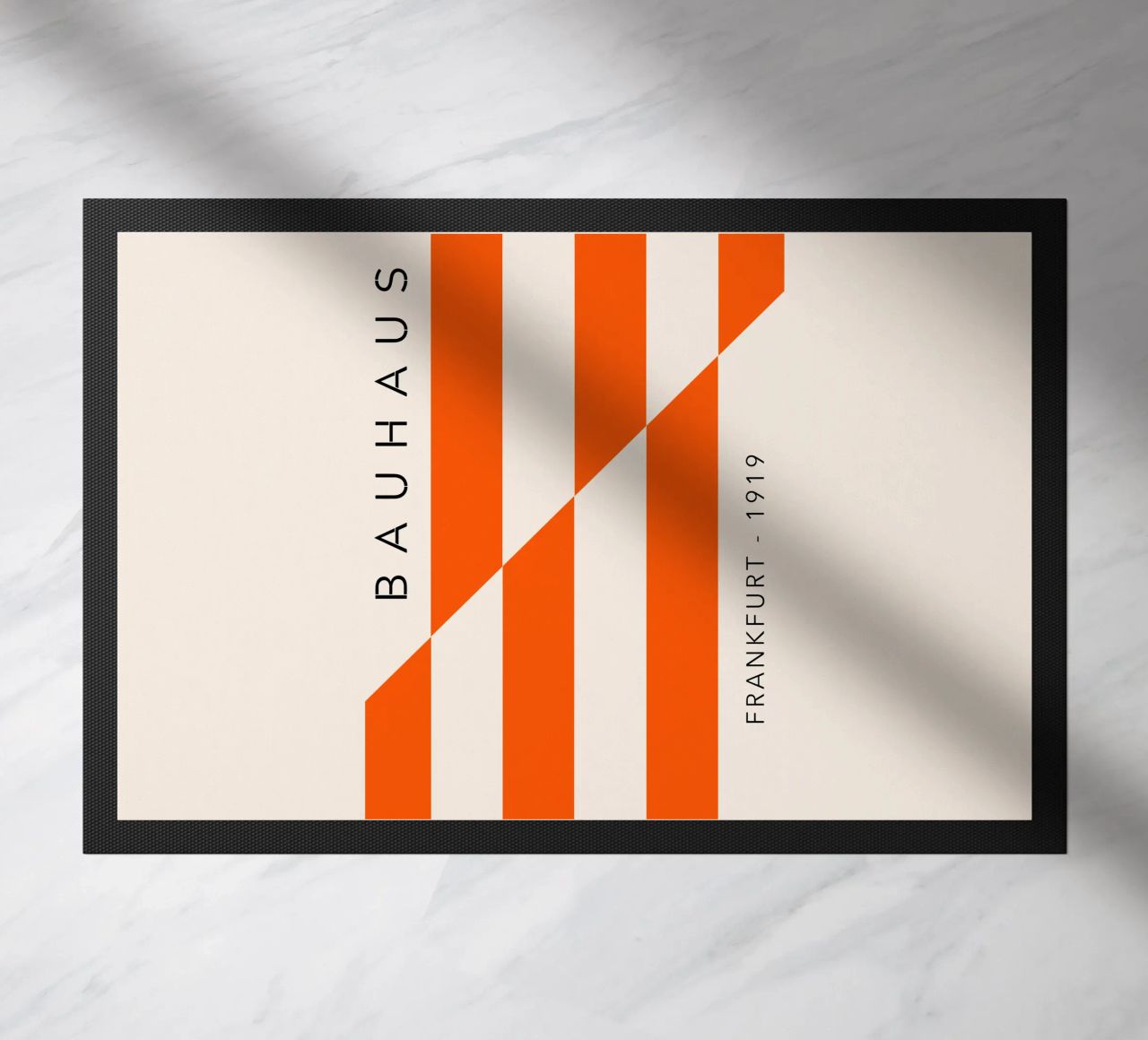 Frankfurt Lines – Orange Edition felpudo de SMPLE