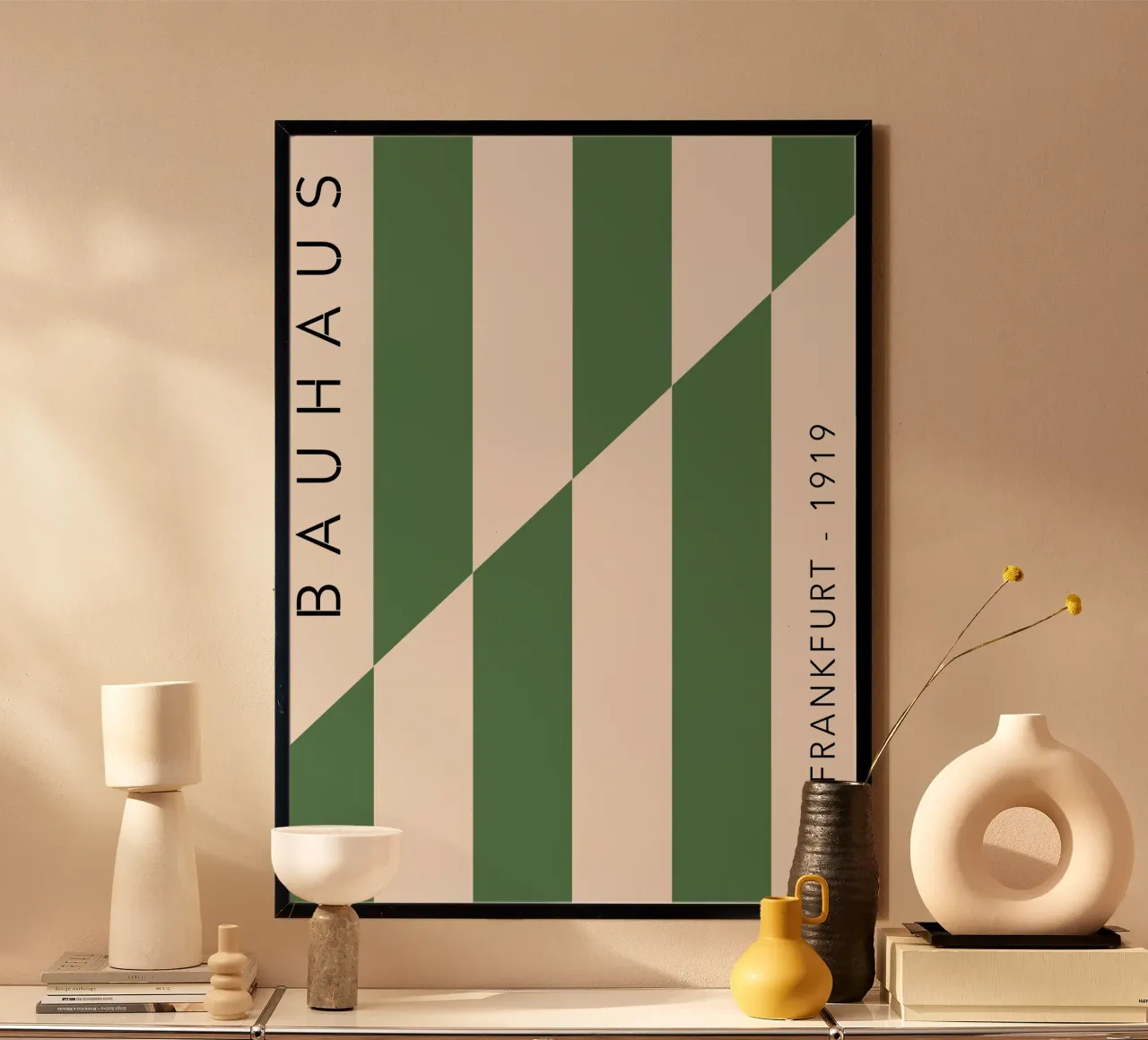 Frankfurt Lines – Green Edition poster da SMPLE