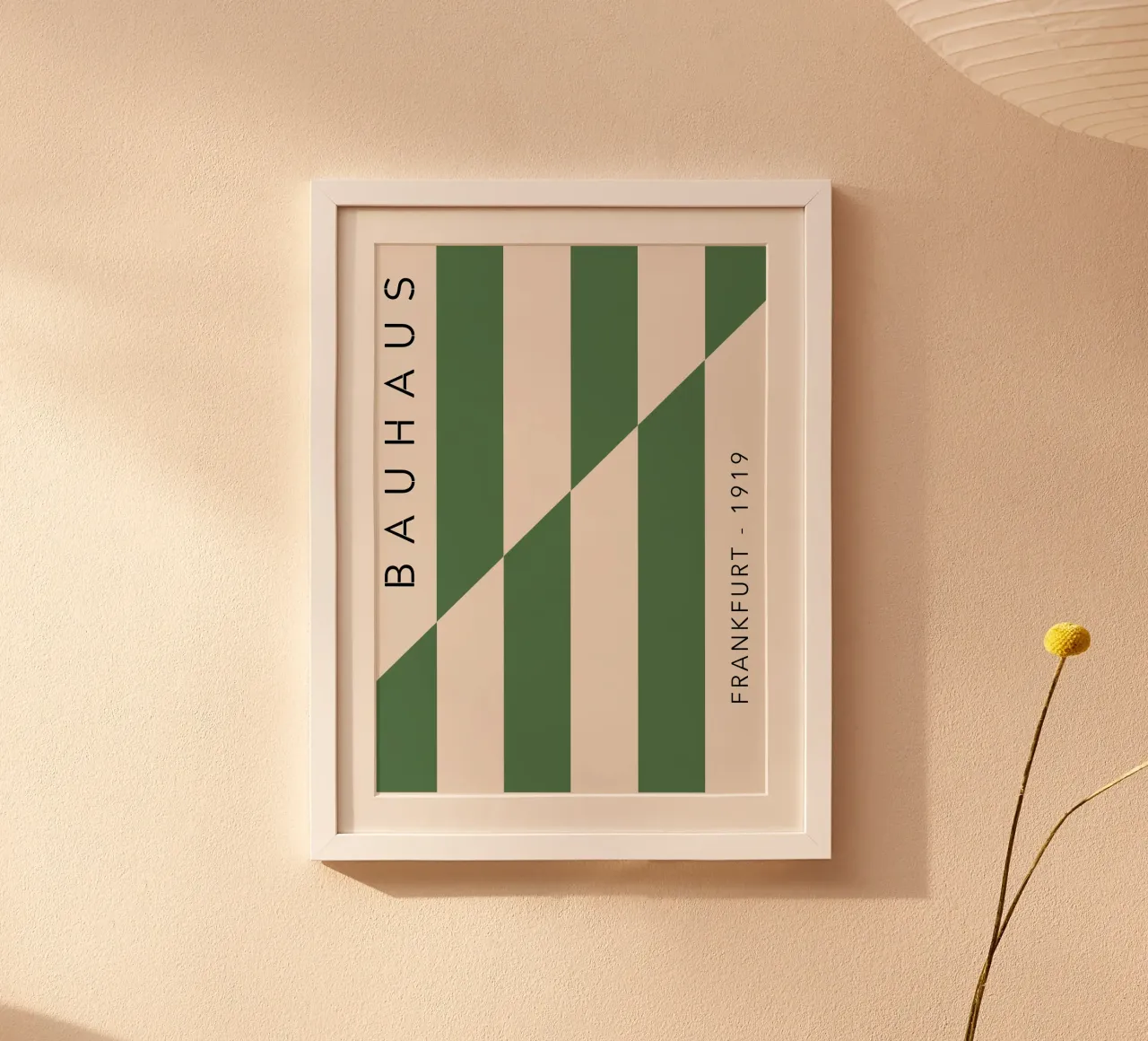 Frankfurt Lines – Green Edition poster da SMPLE