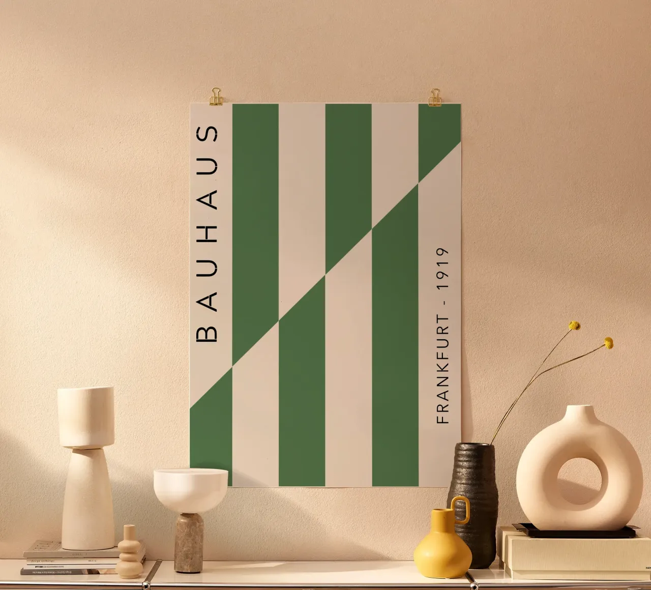 Frankfurt Lines – Green Edition poster da SMPLE