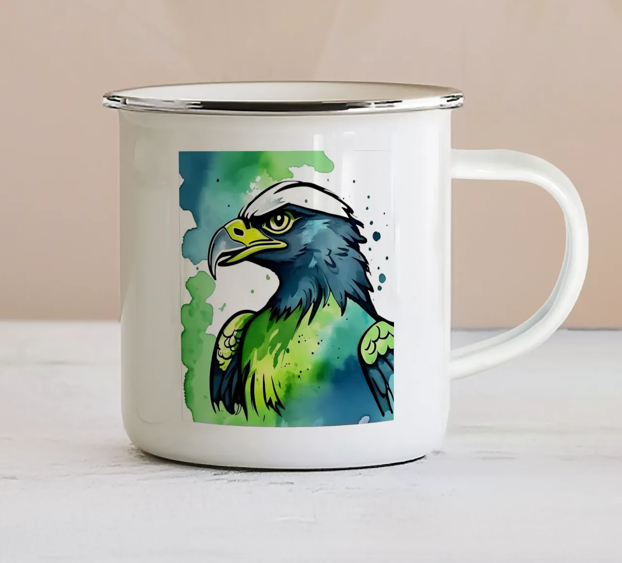 Seeadler_Stil_M_1 tazza in smalto da Tierisch bunt by LK