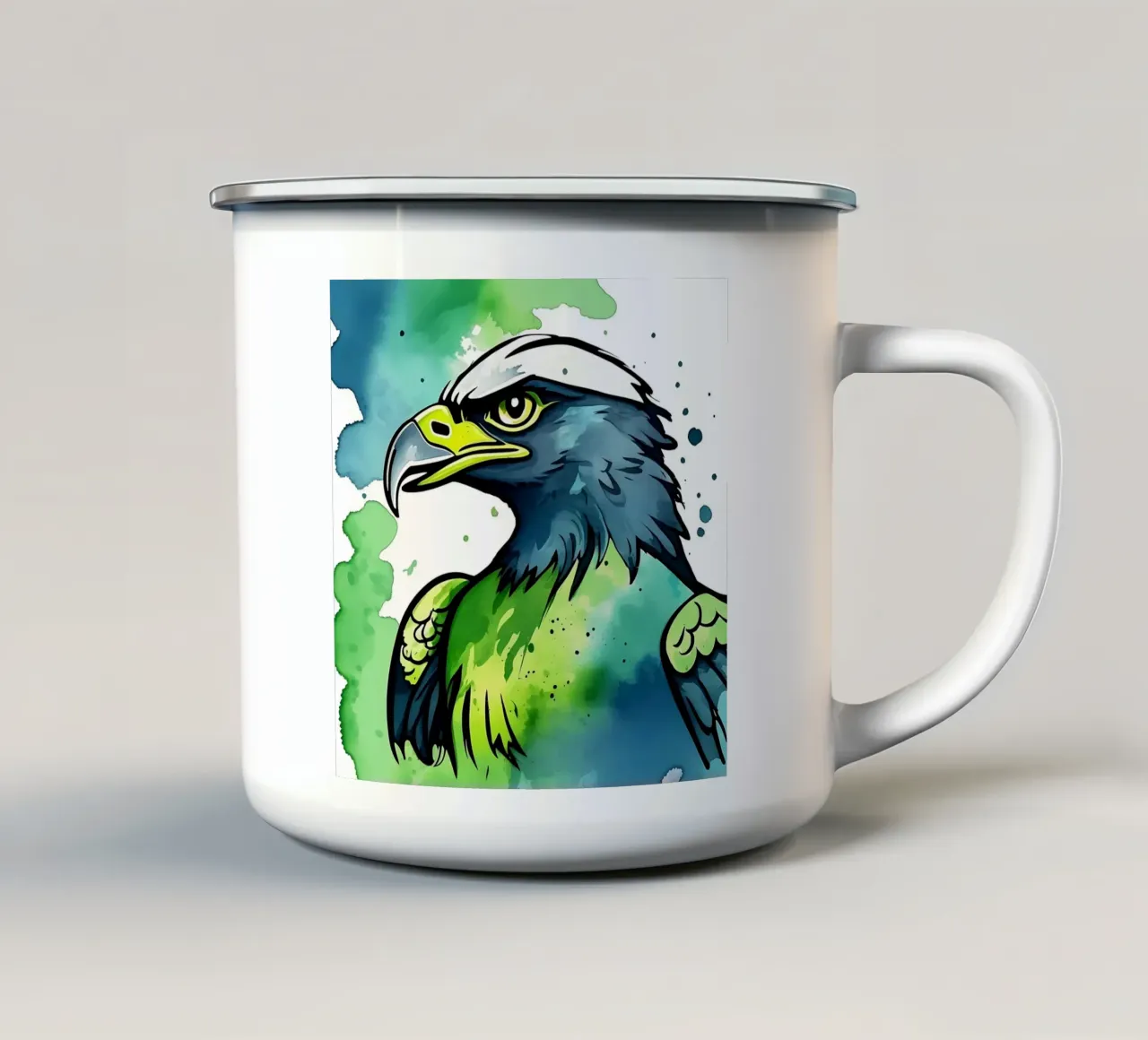 Seeadler_Stil_M_1 tazza in smalto da Tierisch bunt by LK