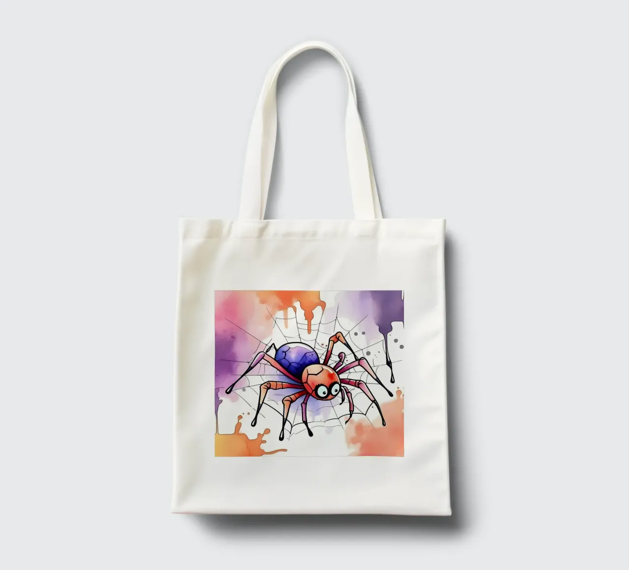 Stile_ragno_M_1 borsa in juta da Tierisch bunt by LK