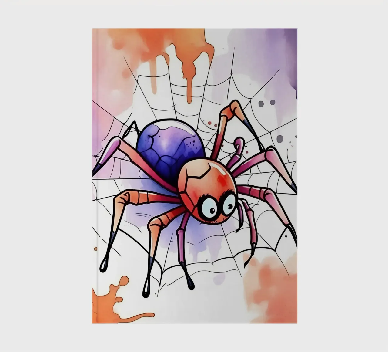 Spider_Style_M_1 notebook by Tierisch bunt by LK