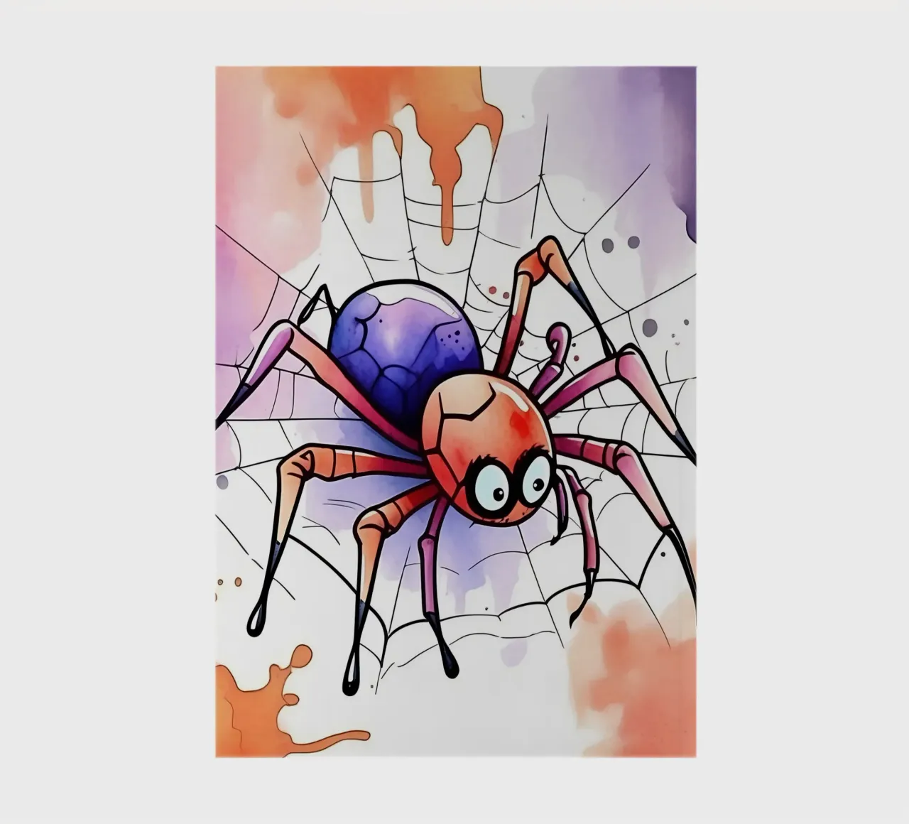 Spider_Style_M_1 notebook by Tierisch bunt by LK