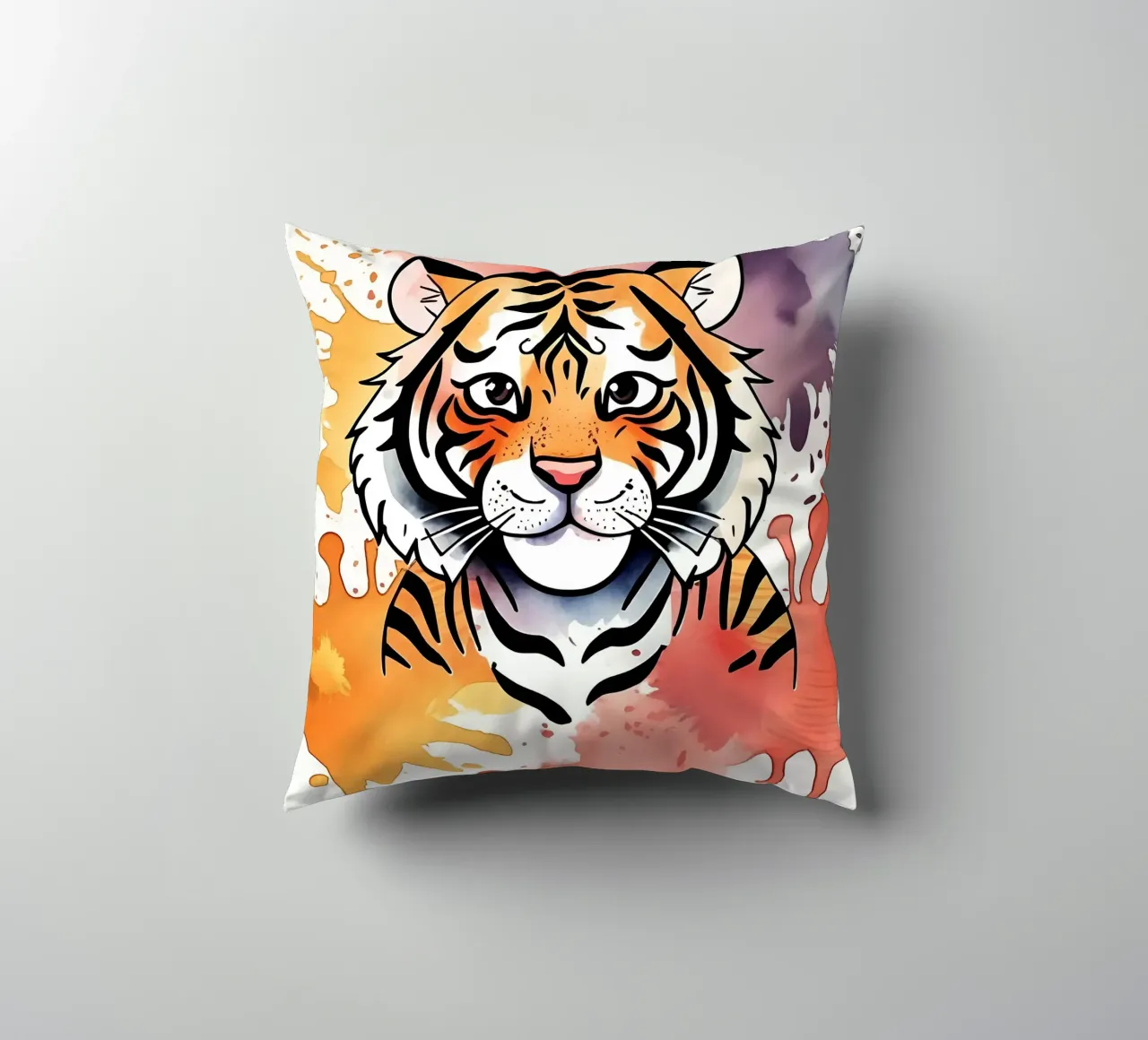 Stile_tigre_M_1 cuscino da Tierisch bunt by LK