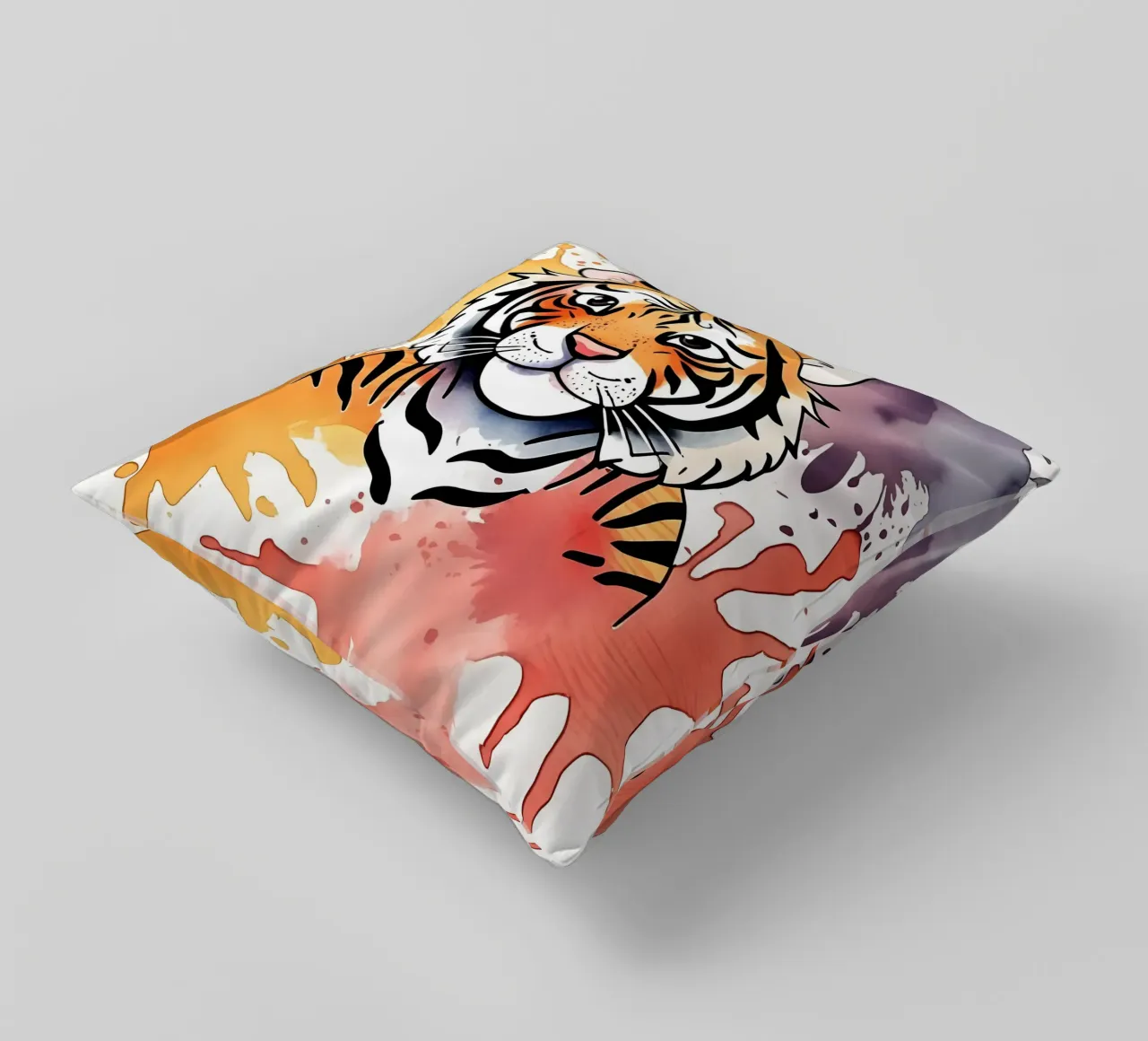 Stile_tigre_M_1 cuscino da Tierisch bunt by LK