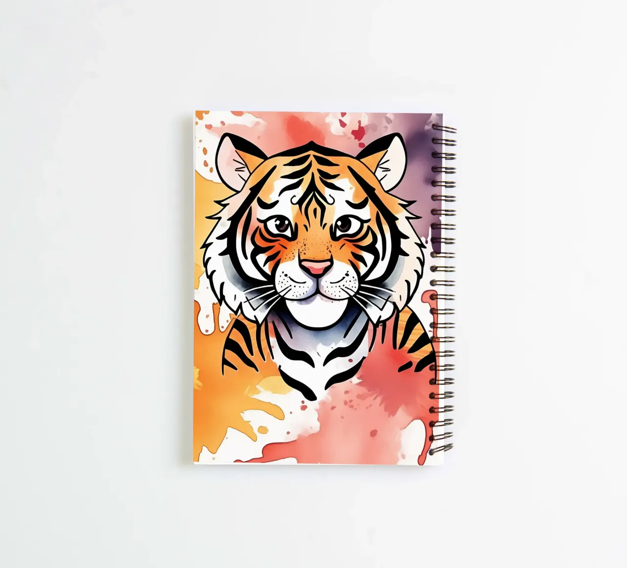 Tiger_Style_M_1 spiral notebook by Tierisch bunt by LK