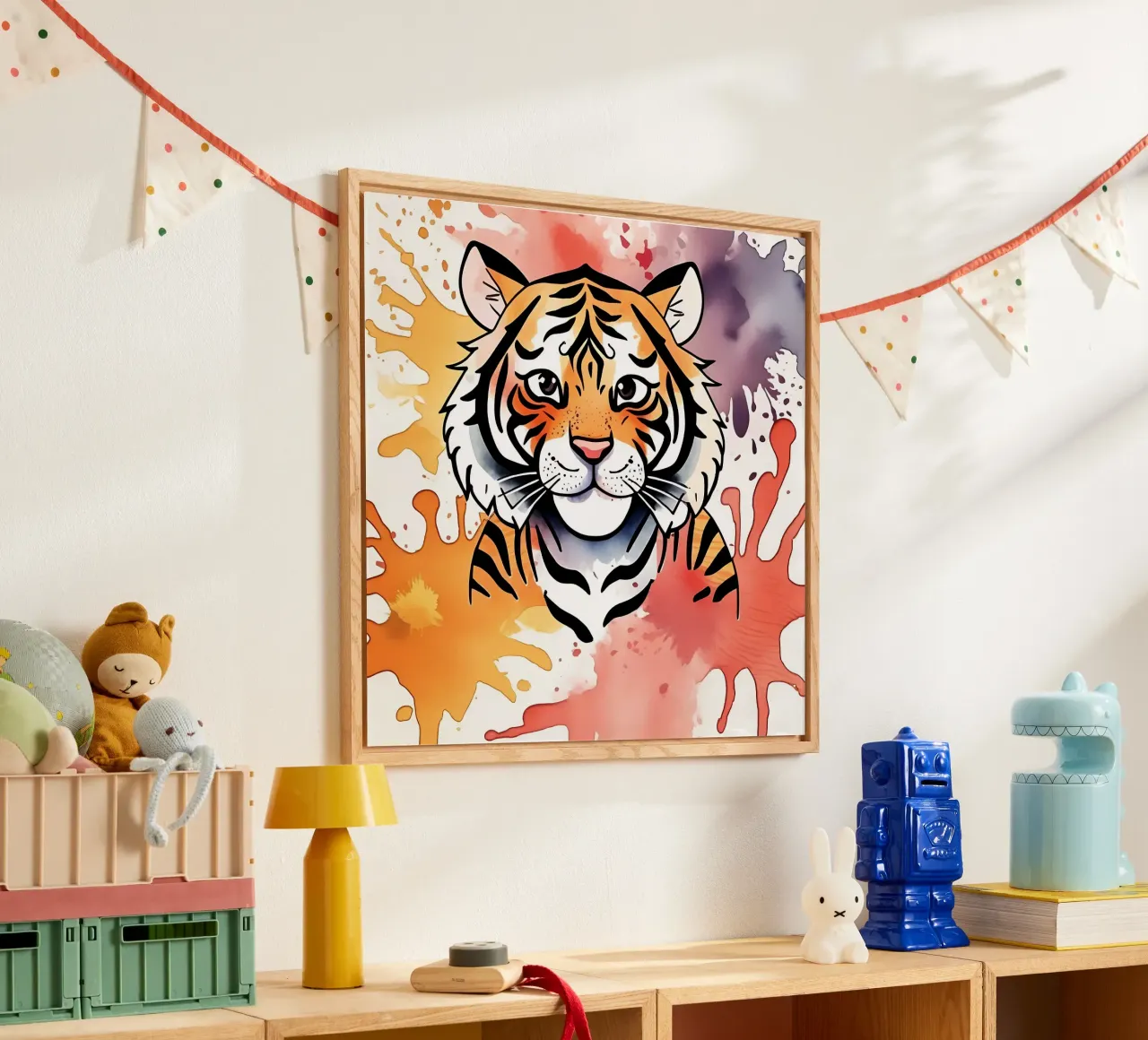 Tiger_Style_M_1 acrylic glass by Tierisch bunt by LK