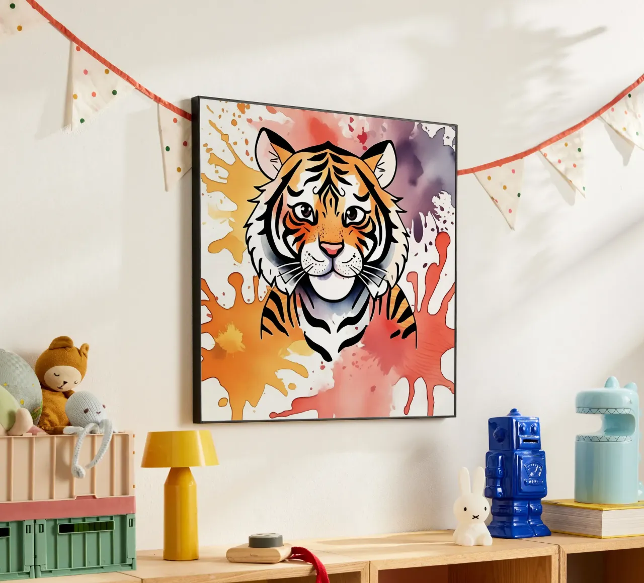Tiger_Style_M_1 alu-dibond by Tierisch bunt by LK