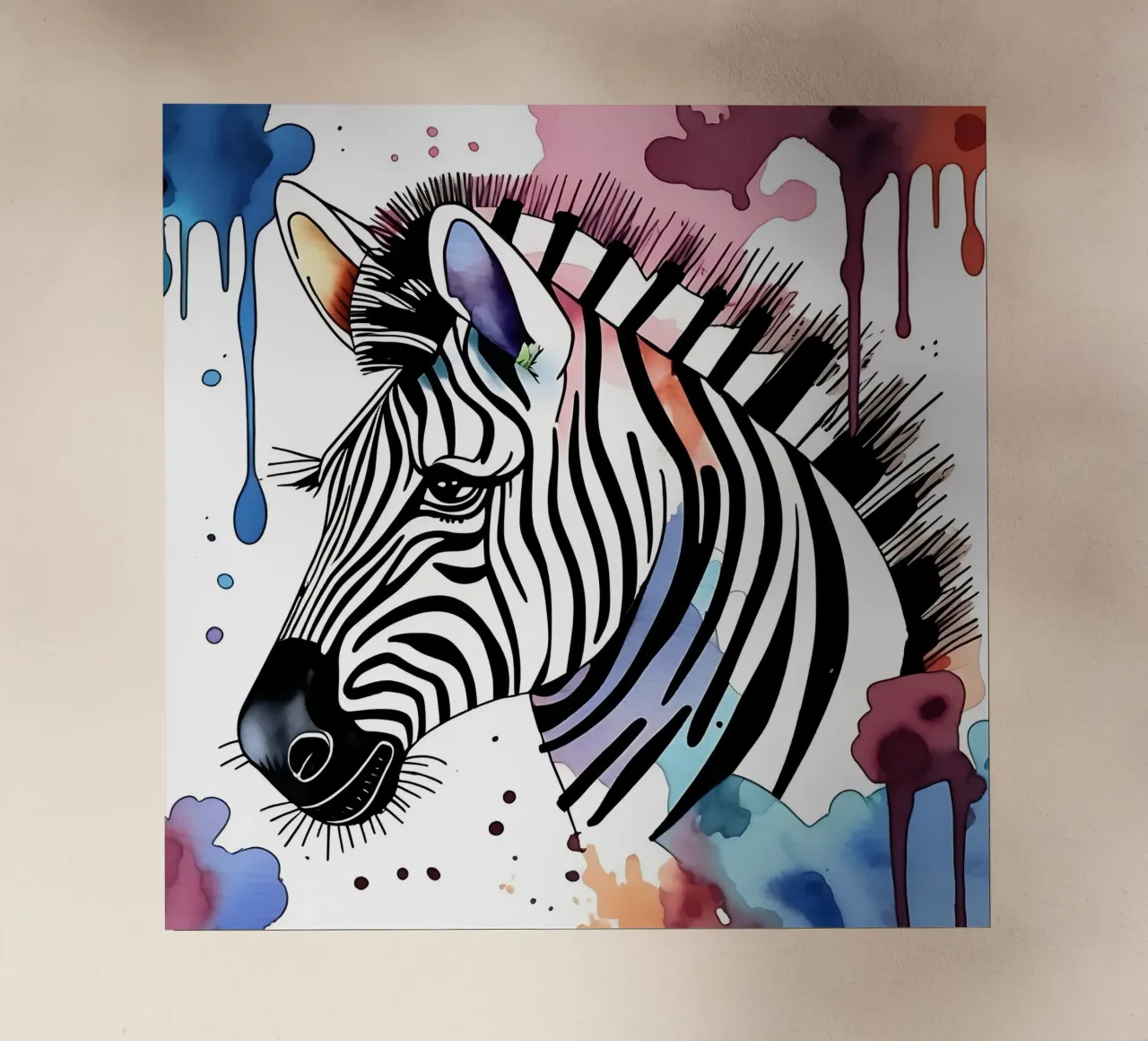 Zebra_Style_M_1 pellicola backlit da Tierisch bunt by LK