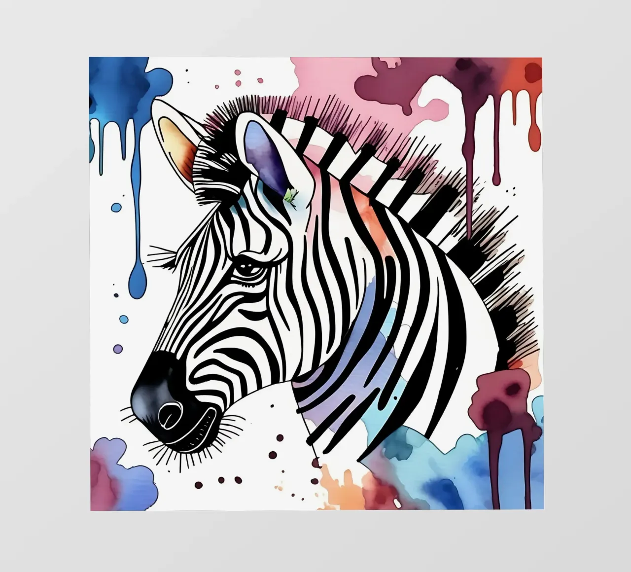 Zebra_Style_M_1 pellicola backlit da Tierisch bunt by LK