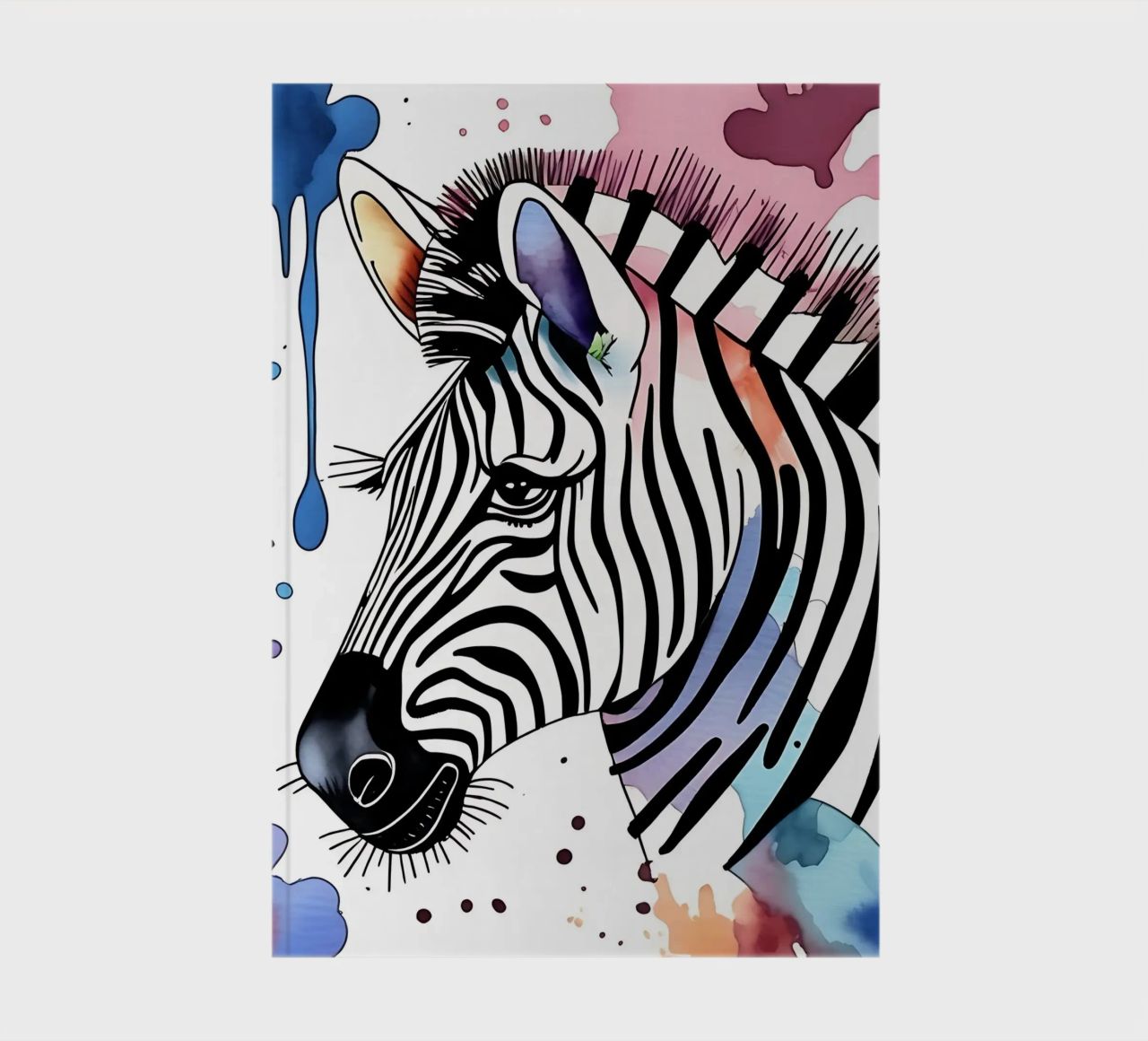 Zebra_Style_M_1 notebook by Tierisch bunt by LK
