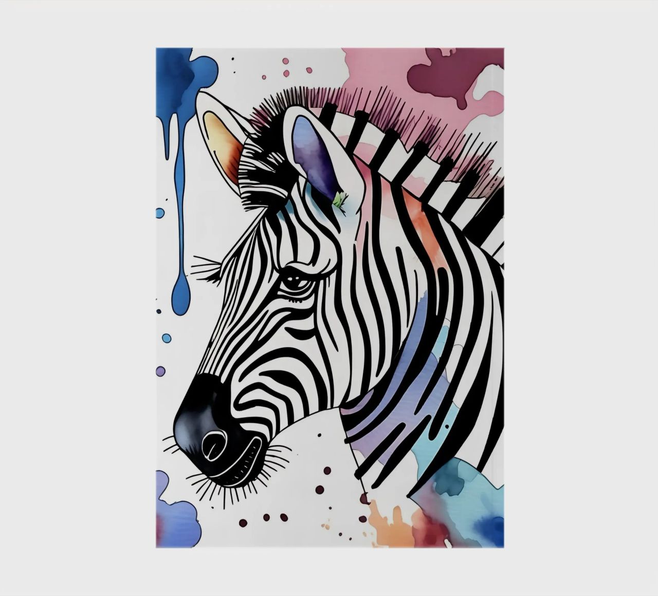 Zebra_Style_M_1 notebook by Tierisch bunt by LK