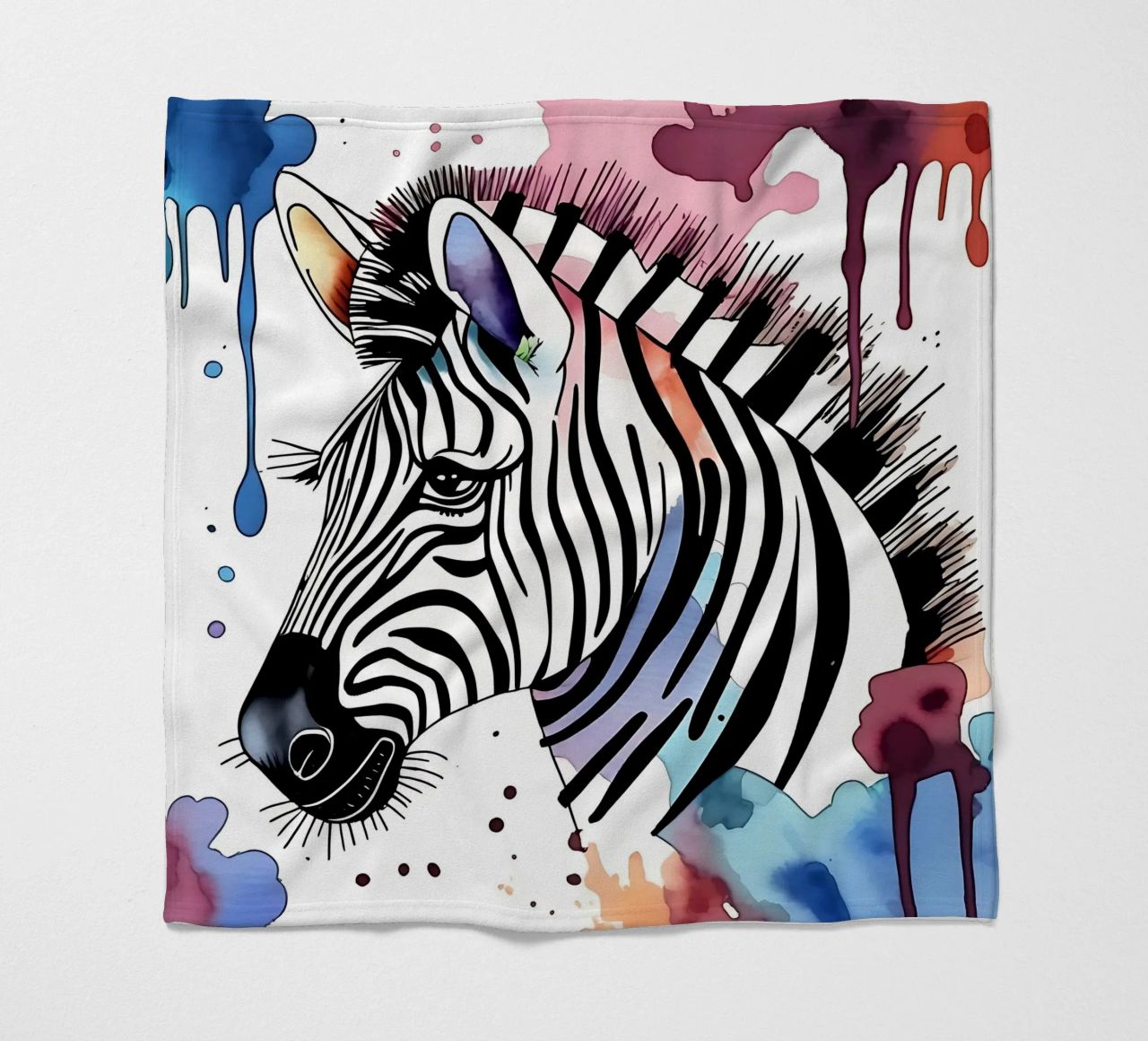 Zebra_Style_M_1 coperta in pile da Tierisch bunt by LK